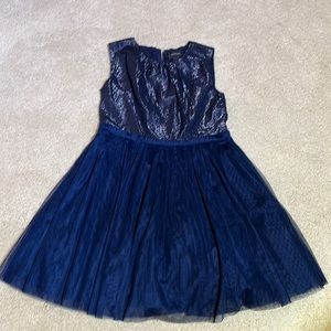 Crewcuts girls navy fancy dress